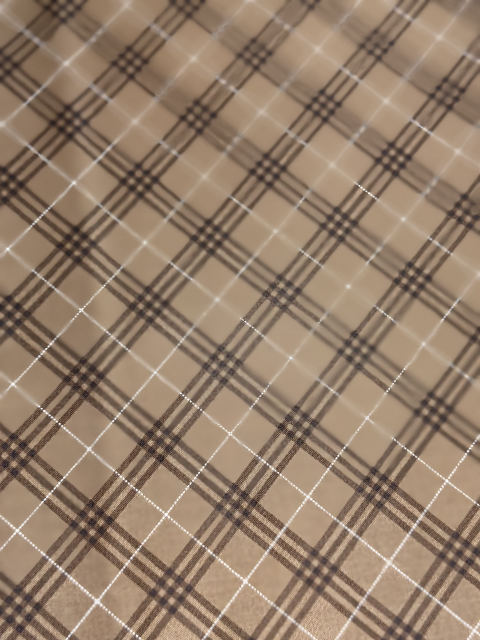 Toffee Plaid fabric