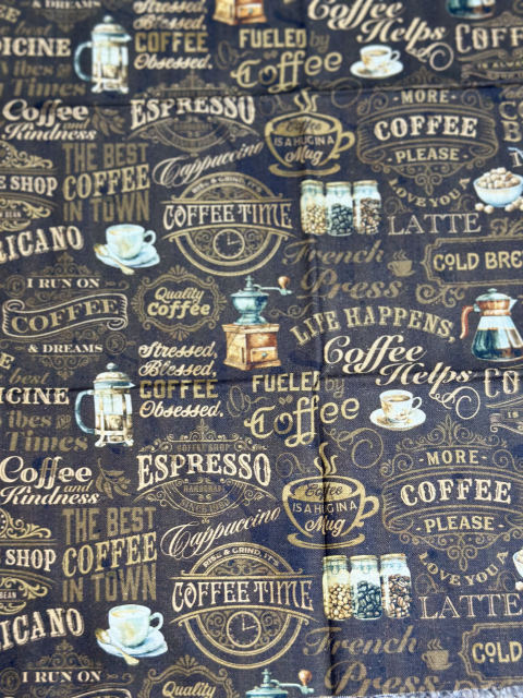 Coffee Shop Script, Dark fabric