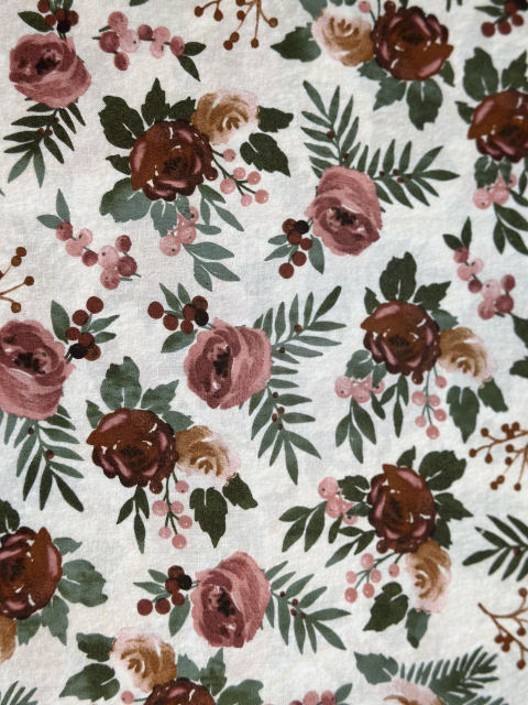 Vintage Rose Bouquet fabric
