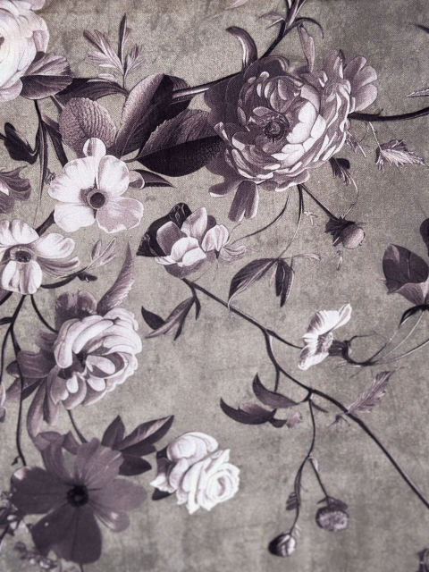 Moody Peony fabric