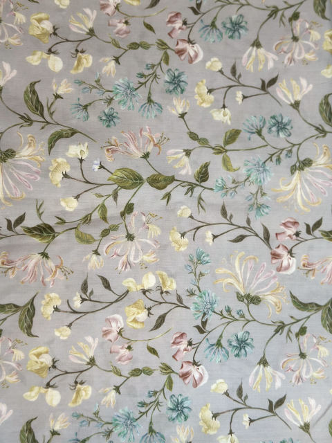 Trailing Sweetpea fabric
