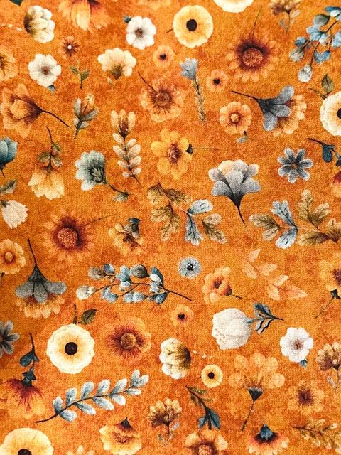 Amber Wildflowers fabric