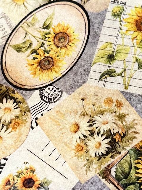 Postmarked Sunshine fabric